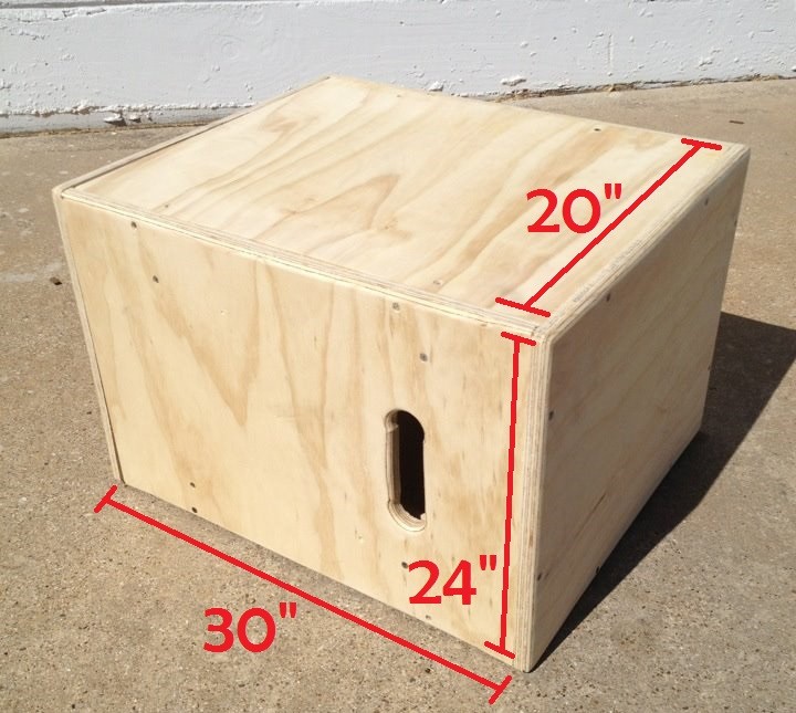 3 in 1 Wooden Plyometric Box - 20