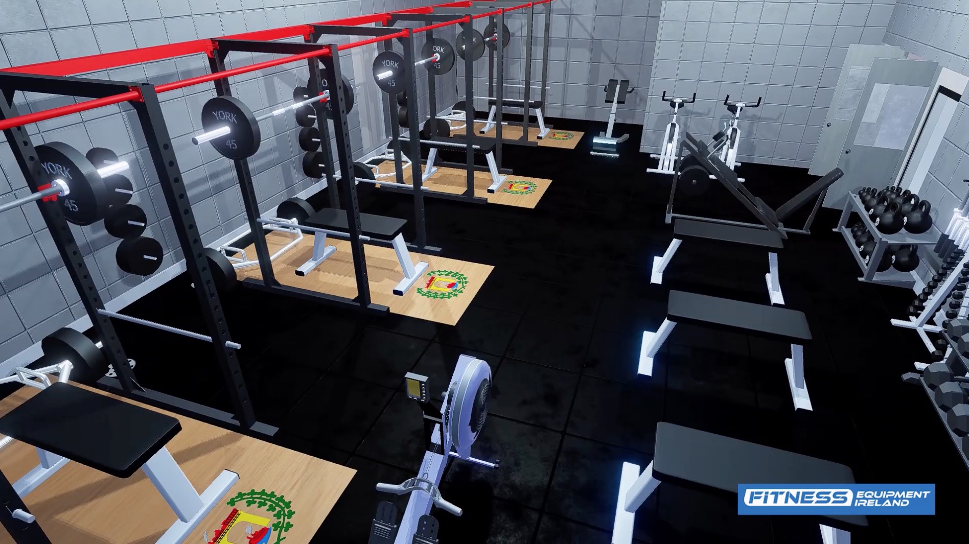 3d gym design 