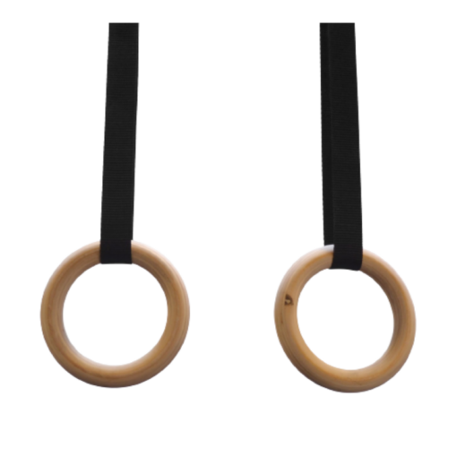Wooden Gym Rings (Pair)