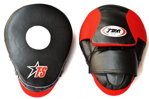 : T-Sport Curved Focus Mits-Black/Red