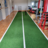 Gym Grass with White Lines