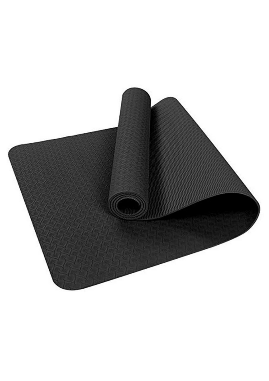Get Yoga Mat 6mm TPE (Black) Fitness Equipment Ireland