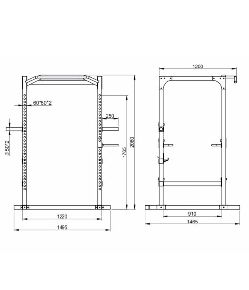 semi-commercial-power-rack-dimensions