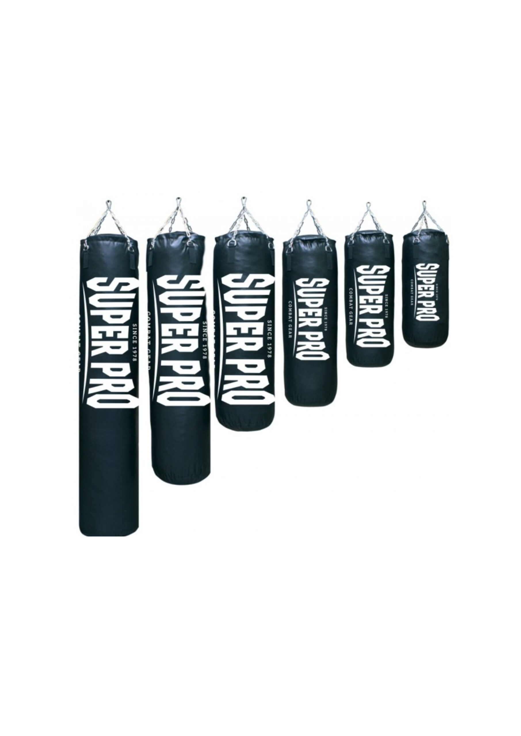 Buy Super Pro Classic Punching Bag Vertical Logo Black