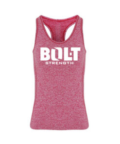 Bolt Strength Womens Dark Pink Racer Back