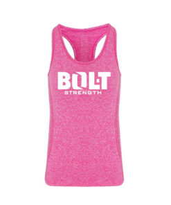 Bolt Strength Women's Pink Racer Back