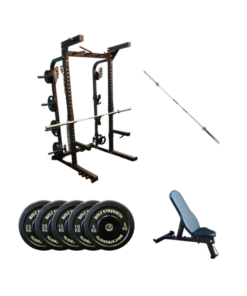 Bolt strength full commercial half rack package