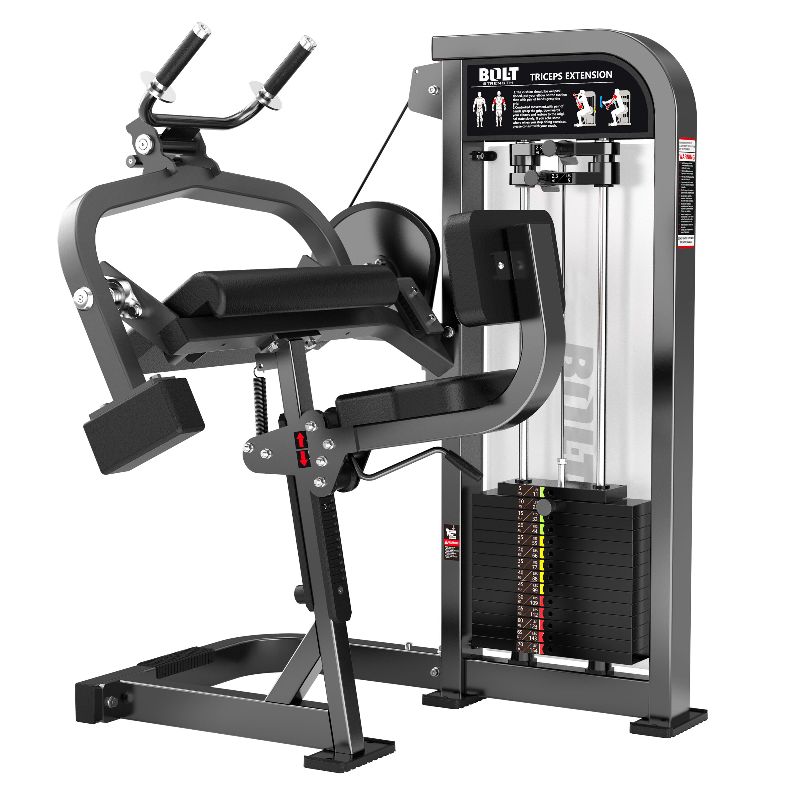 Bolt Strength PRO SERIES Tricep Extension Fitness Equipment Ireland