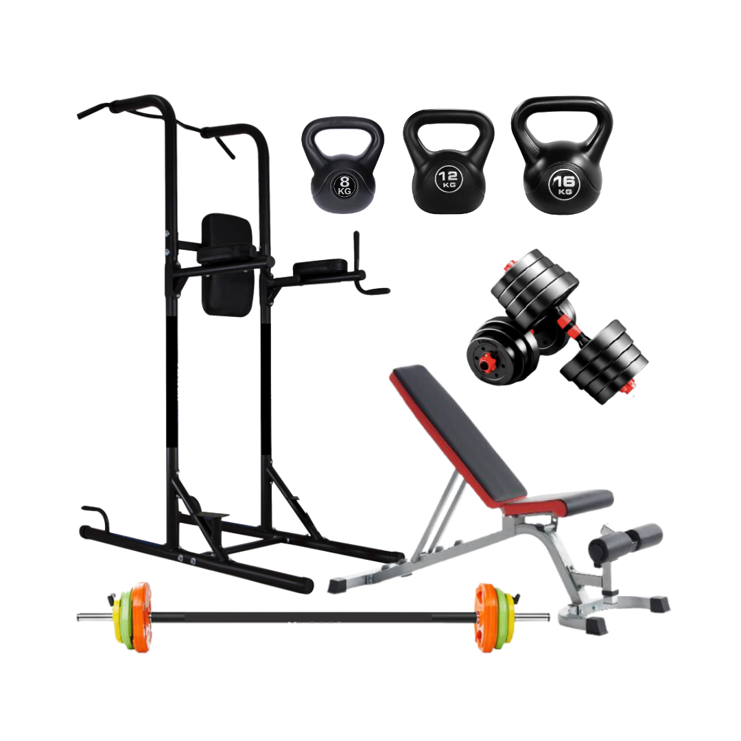 Gym equipment set discount