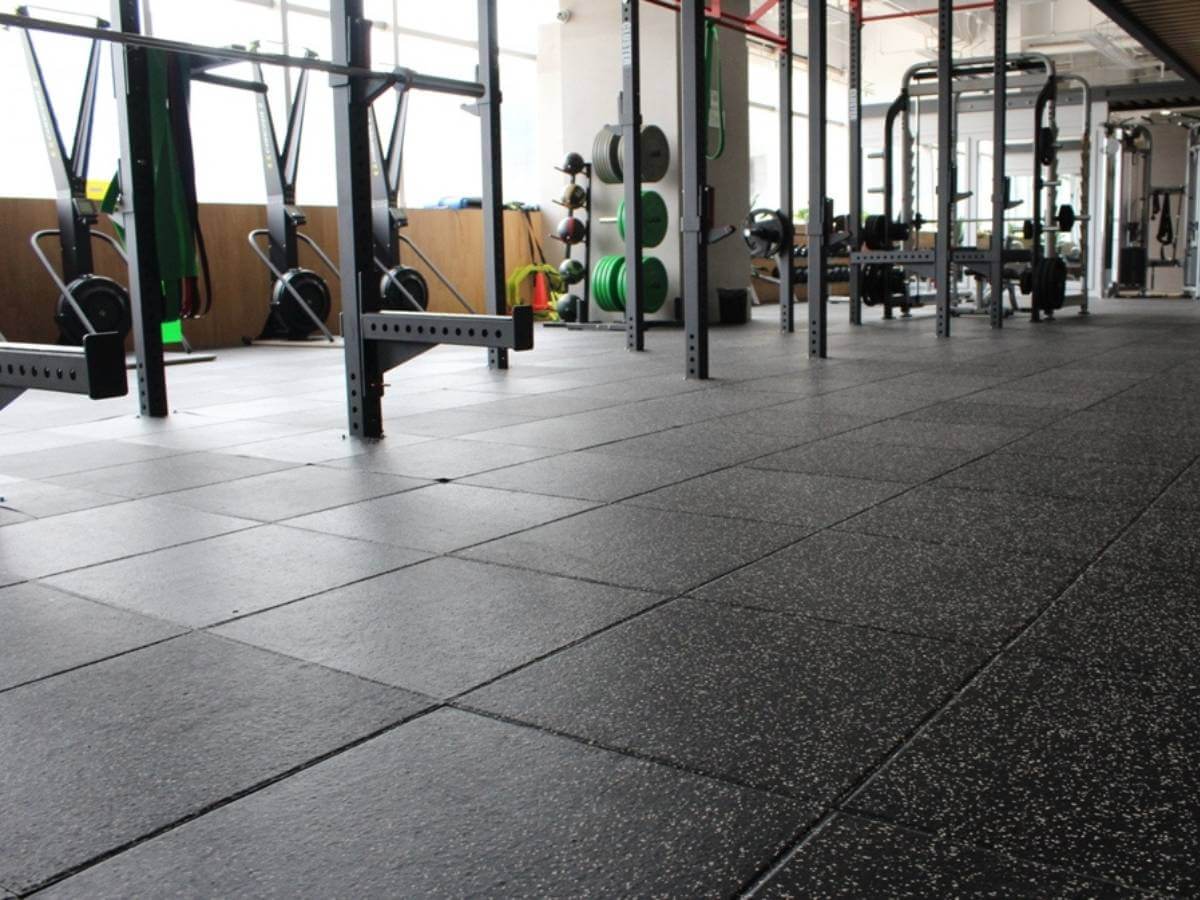 Easy Clean 15mm Black Flooring Fitness Equipment Ireland Best for buying Gym Equipment