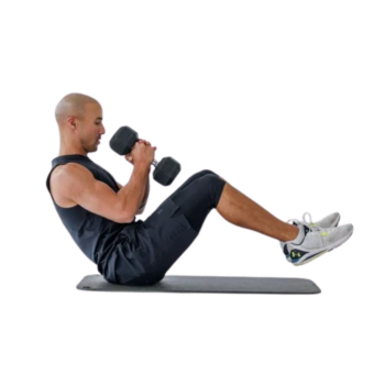 Russian Twist with Dumbbells