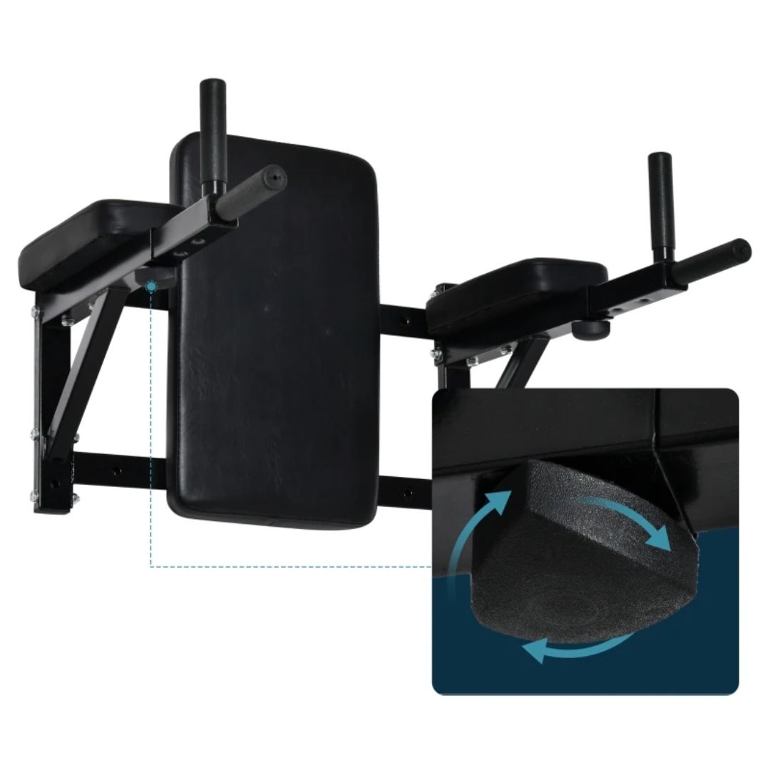 Bolt Strength Wall Mounted Dip Station Leg Raise Fitness Equipment Ireland Best for buying Gym Equipment
